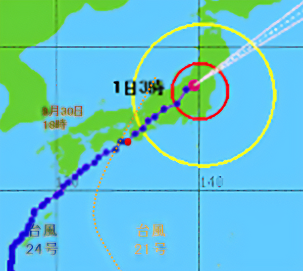 台風24号